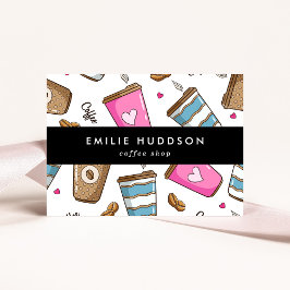 Cartão De Visita Café, Café Feijão, Barista, Compro Café