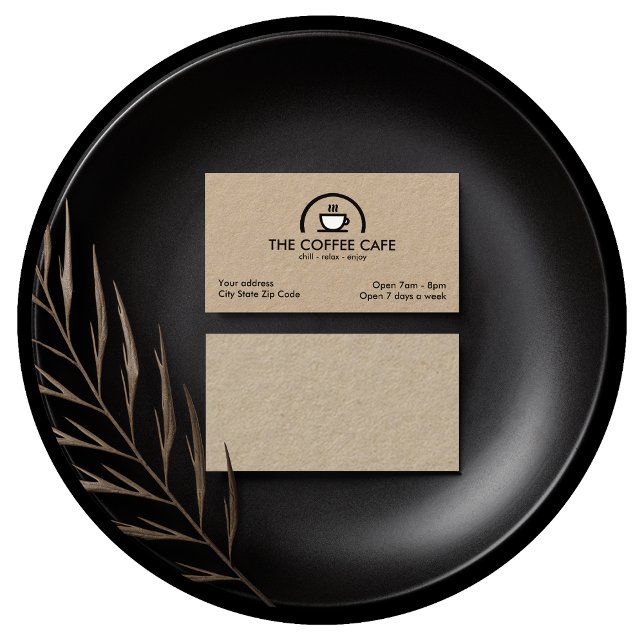 Cartão De Visita Café Compro Café (Criador carregado)