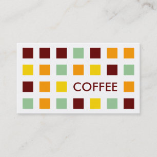 Cartão De Visita CAFÉ (quadrados-mod)