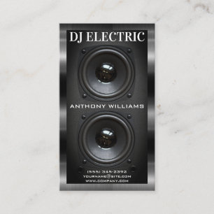 Cartão De Visita Caixa de Auto-falante do subwoofer   Carro comerci