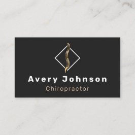 Cartão De Visita Calcinante Chiropracor Terapia Elegante