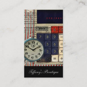 Cartão De Visita Calculadora financeira do contador do conselheiro