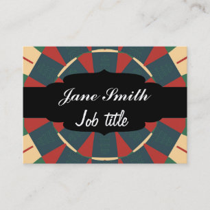 Cartão De Visita Caleidoscópio mandálico