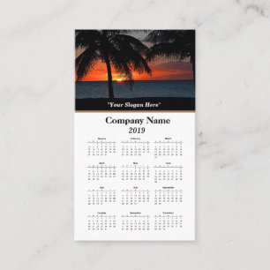 Cartão De Visita Calendários de Fotos Personalizados 2019