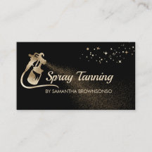 Caligrafia Elegante Dourada Negra Tan Spray