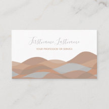 Caligrafia por ondas abstrato Beige