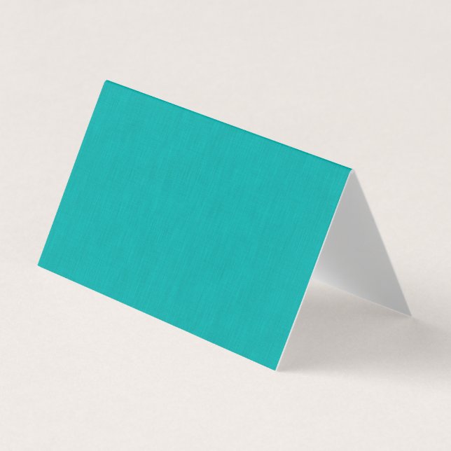 Cartão De Visita Calm & simple  Turquoise textured background  (Frente)