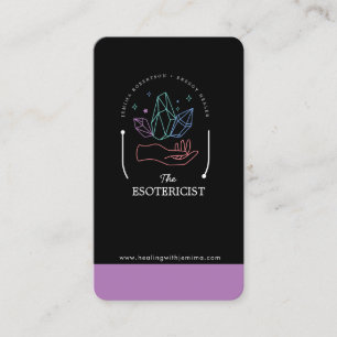 Cartão De Visita Calor de Energia/ Intuitivo/ Reiki/ Tarot/ Esotern