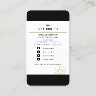 Cartão De Visita Calor de Energia/ Intuitivo/ Reiki/ Tarot/ Esotern