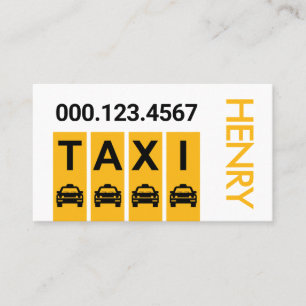 Cartão De Visita Camadas de Rota de Transporte de Carro de Táxi