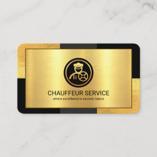 Cartão De Visita Camadas Douradas de Cinzas criativas