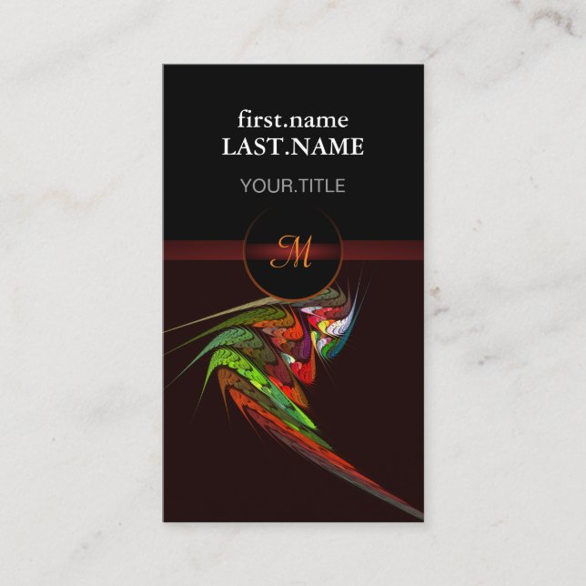 Cartão De Visita Camaleão Legal Elegante Moderno Profissional (Frente)