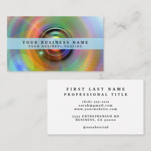 Cartão De Visita Câmara de Fotografia Vintage