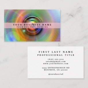 Cartão De Visita Câmara de Fotografia Vintage