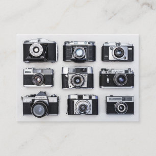 Cartão De Visita Câmara Vintage