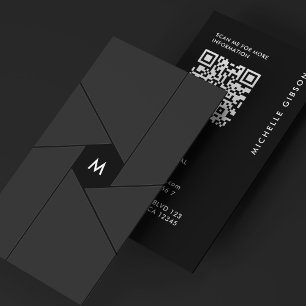 Cartão De Visita Camera Dark Cinza Shutter Lente preta Lente inicia