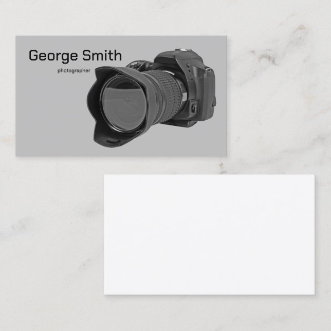 Cartão De Visita Câmera fotográfica (Frente/Verso)