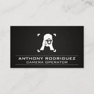 Cartão De Visita Câmera Fotógrafo