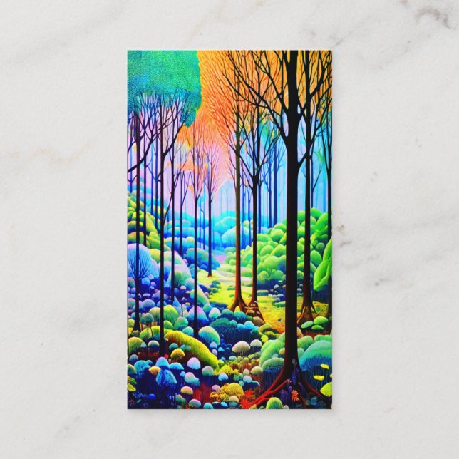 Cartão De Visita Caminho da Floresta (Frente)