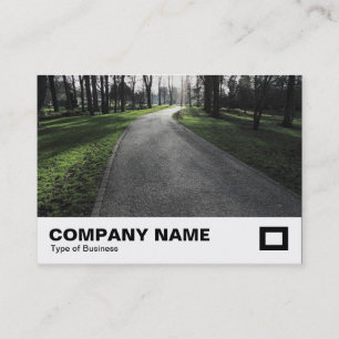 Cartão De Visita Caminho em um Parque
