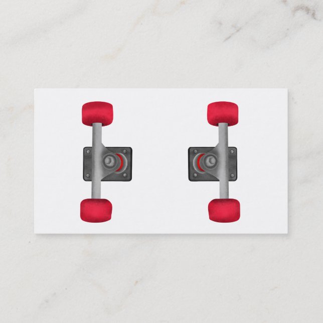 Cartão De Visita Caminhões e rodas do Compro de skateBoard (Verso)