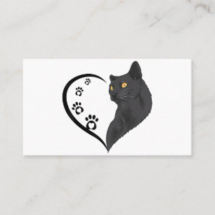 Cartão De Visita Camisas De Gato De Camisa Para Mulheres Meninas Cr