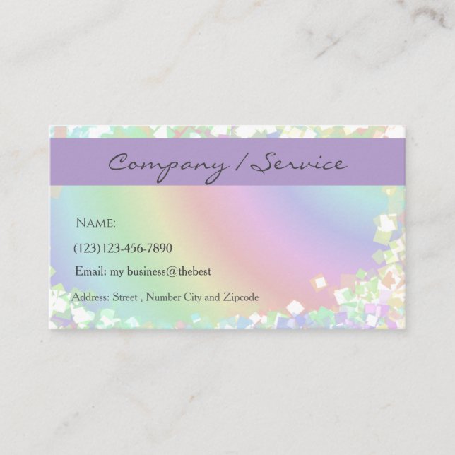 Cartão De Visita camping services editable card (Frente)