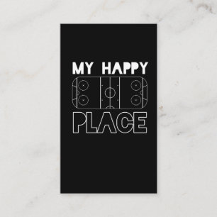 Cartão De Visita Campo de defesa do Goalie Center do Jogador de Hó