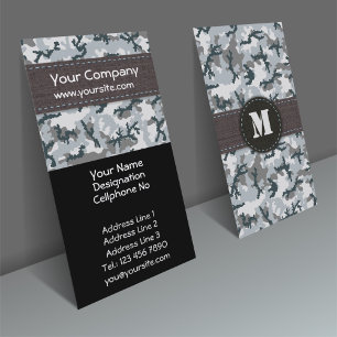 Cartão De Visita Camuflagem urbana