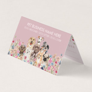 Cartão De Visita Canais de Flores de Fidelidade de Compromisso de C