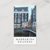 Canal de Amsterdã Foto de Viagem Turismo