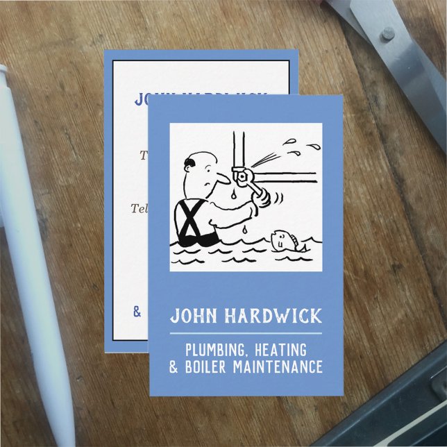 Cartão De Visita Canalização, Aquecimento e Manutenção de Caldeiras (Criador carregado)