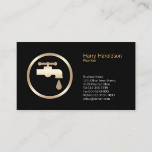 Cartão De Visita Canalização de Canalização com Fuga Reparo de Casa