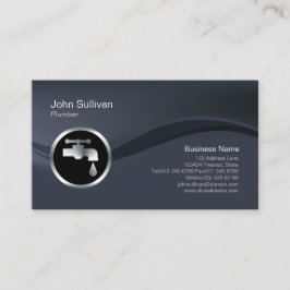 Cartão De Visita Canalização de Canalização com Fuga Reparo de Casa