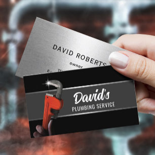 Cartão De Visita Canalização de Canalização de Caneta de Onch Profi