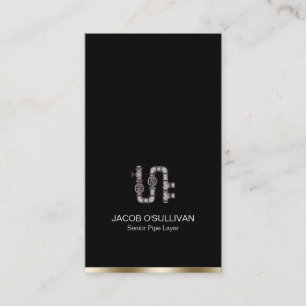 Cartão De Visita Canalização de Canalizador de Camada de Pipe