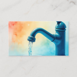 Cartão De Visita Canalizador QR Personalizado