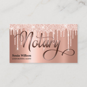 Cartão De Visita Caneta de pena de tipografia elegante em rosa de o