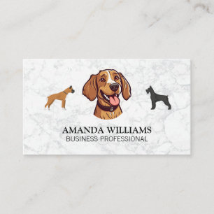 Cartão De Visita Caninos   Mármore