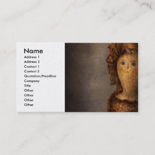 Cartão De Visita Cansado - Boneca - Matilda