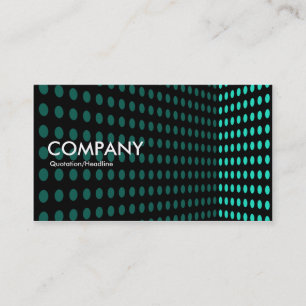 Cartão De Visita Canto Tom - Aqua