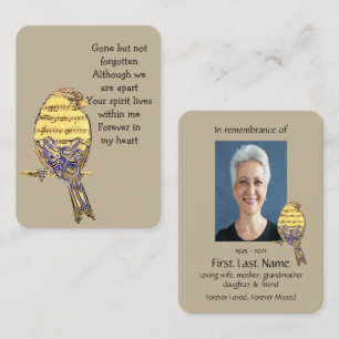 Cartão De Visita Cantor De Música De Pássaro Da Música Do Computado