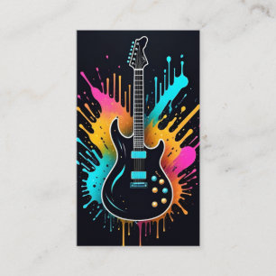 Cartão De Visita Cantor Vocalista Musical Guitarra