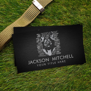 Cartão De Visita Cão de german shepherd - GSD