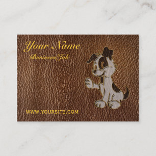 Cartão De Visita Cão do Couro-Olhar