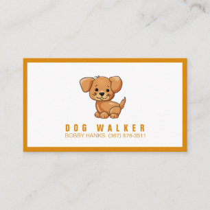 Cartão De Visita Cão Walker Pet Sitter