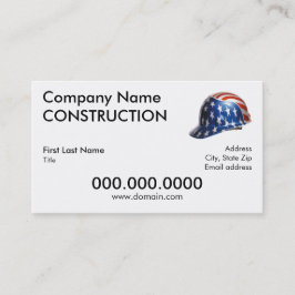 Cartão de Visita Capacete Bandeira dos EUA
