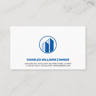 Cartão De Visita Capitalista de Venture   Logotipo corporativo