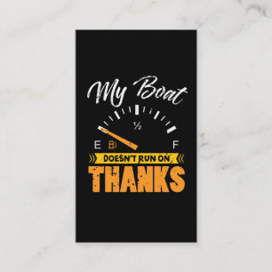 Cartão De Visita Capitão Barco Lago Pontoon