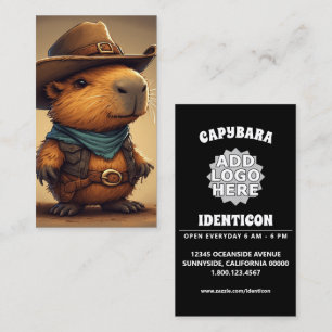 Cartão De Visita capivara vaqueira